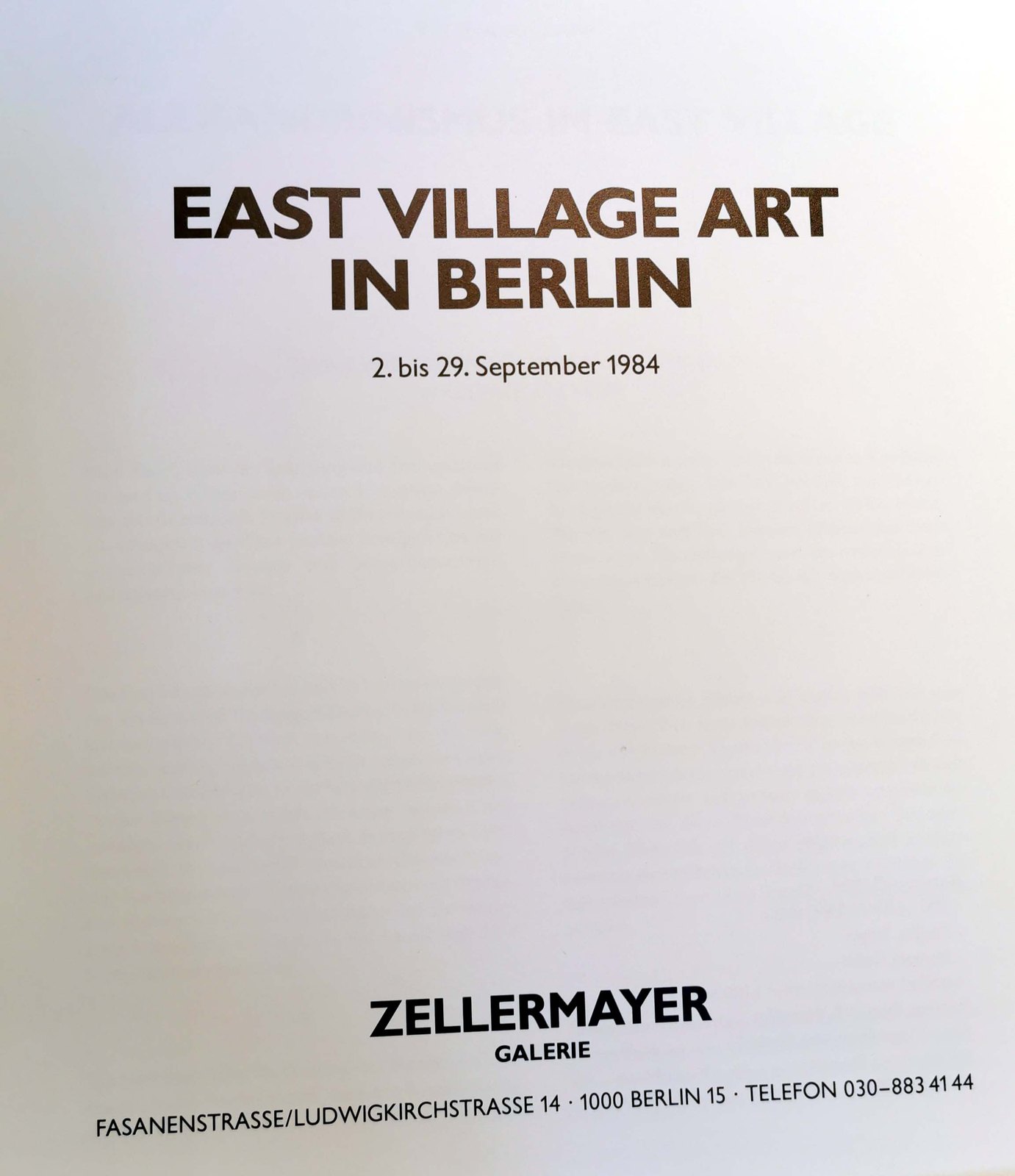 Plakat zur Ausstellung