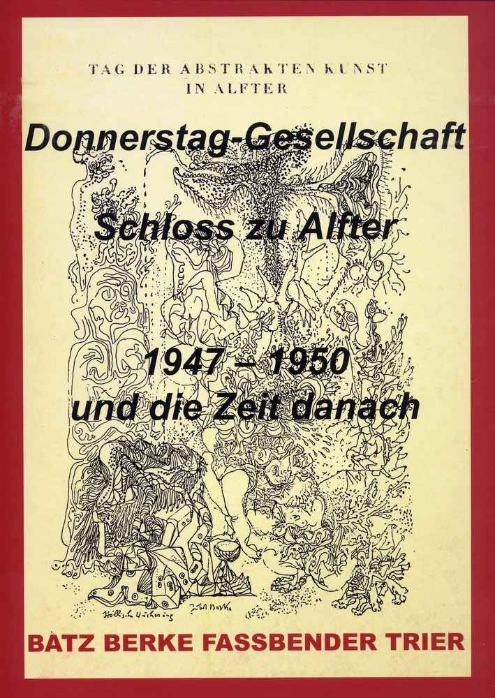 Katalog Donnerstag-Gesellschaft 1947–1950 und die Zeit danach