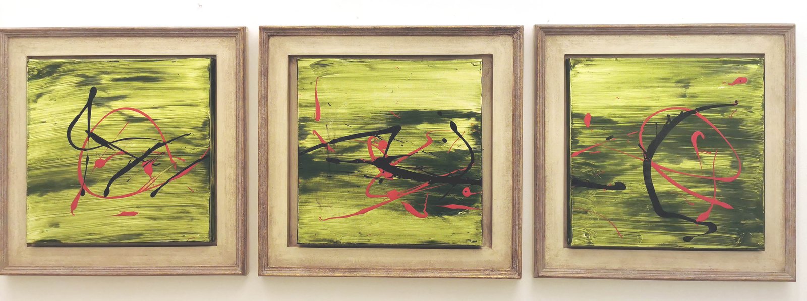 Ceyhan Özbek — Triptychon (Grün)