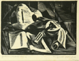 gravure sur bois, 1930