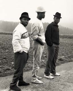 Asylbewerber saus Zaire, Übergangsheim für Flüchtlinge, Marienheide, 1993