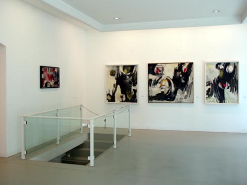 Blick in die Ausstellung Re-Immigration, 2018 